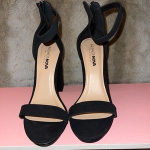 Fashion Nova black heels